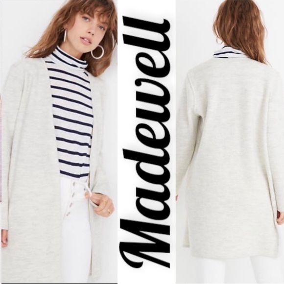 Madewell Jackets & Blazers - 🐑 Madewell Lombard Coat / Open-Faced Jacket |  Oatmeal  |  Medium / Large